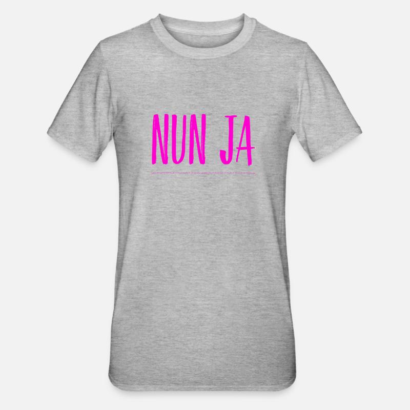 was solls - Unisex Polycotton T-Shirt - Grau meliert