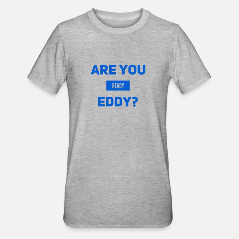 Est-ce qu’on peut commencer ? - T-shirt polycoton Unisexe - gris chiné
