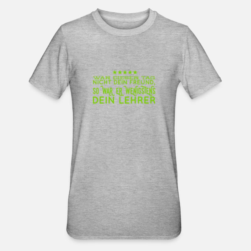 I've learned something - Unisex Polycotton T-Shirt - heather grey