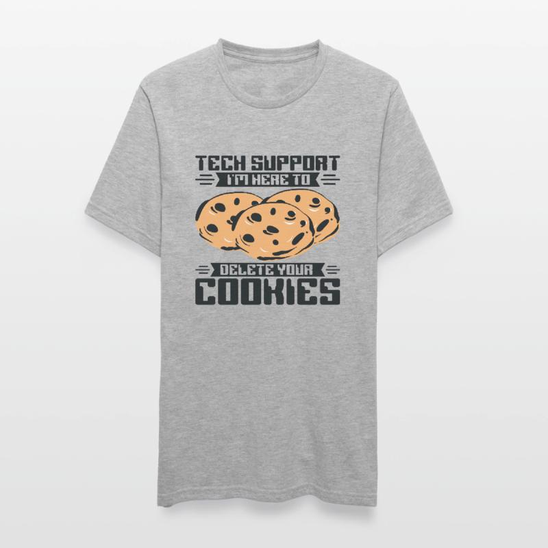 Will Fix Computer For Cookie Tech Support Unisex Polycotton T-Shirt