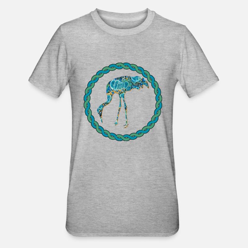 Crane E 100 - Unisex Polycotton T-Shirt - heather grey