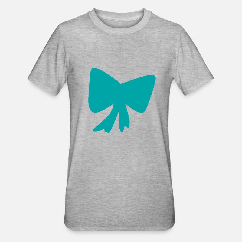 Loop blue icon - Unisex Polycotton T-Shirt - heather grey