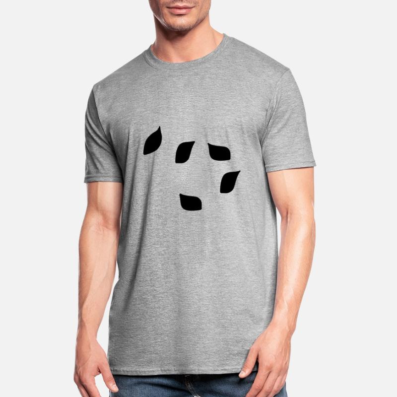 Five Leaves Leaf Pattern Tree Unisex Polycotton T-Shirt