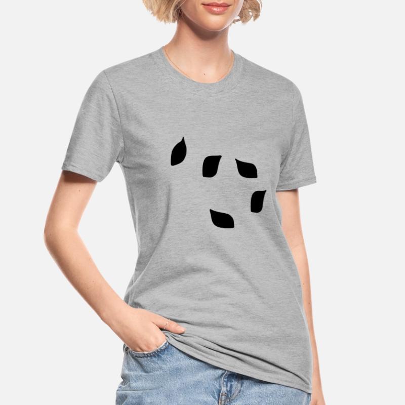 Five Leaves Leaf Pattern Tree Unisex Polycotton T-Shirt