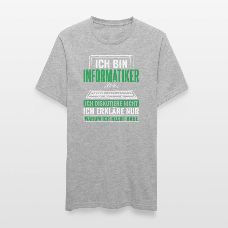Informatik Informatiker Programmierer Unisex Polycotton T-Shirt