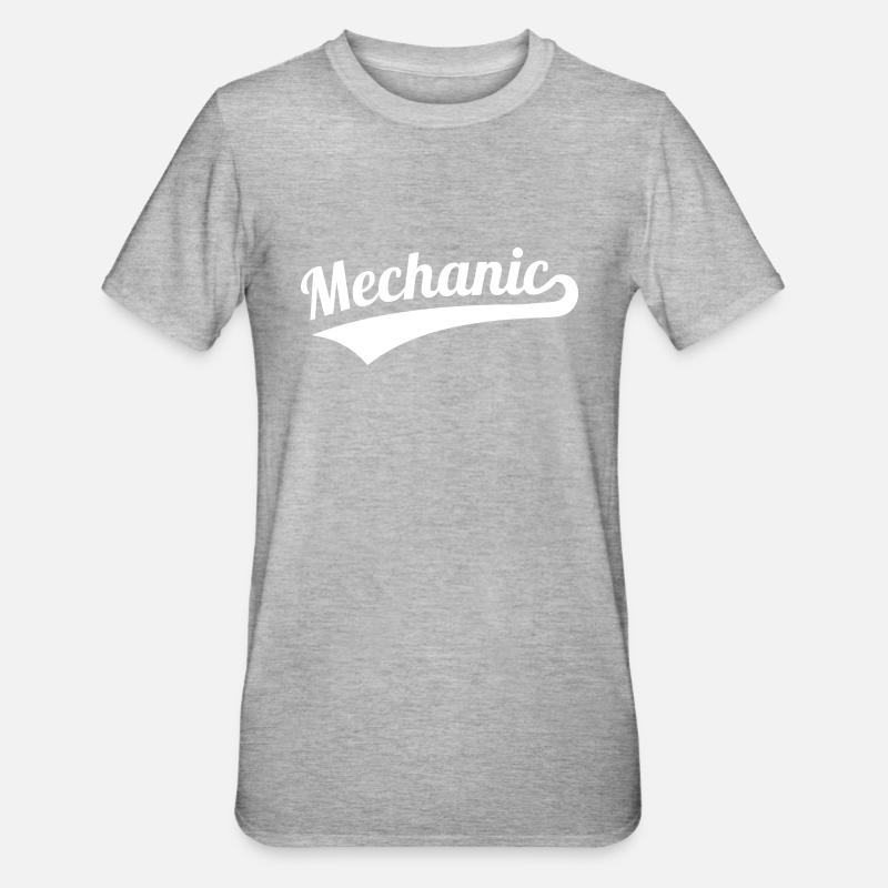 Mécanicien - T-shirt polycoton Unisexe - gris chiné