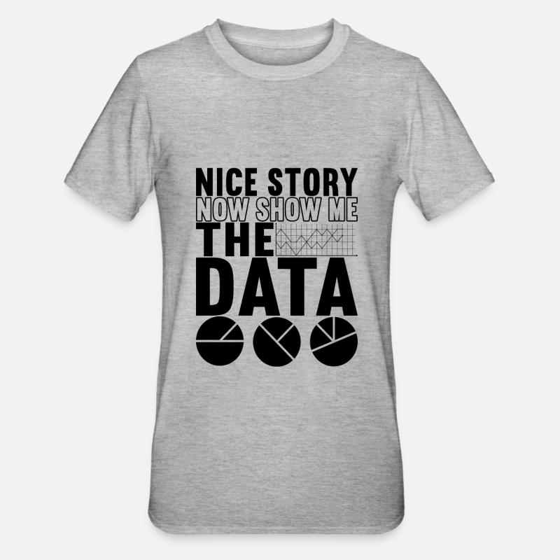 Analyste de données Data Scientist - T-shirt polycoton Unisexe - gris chiné