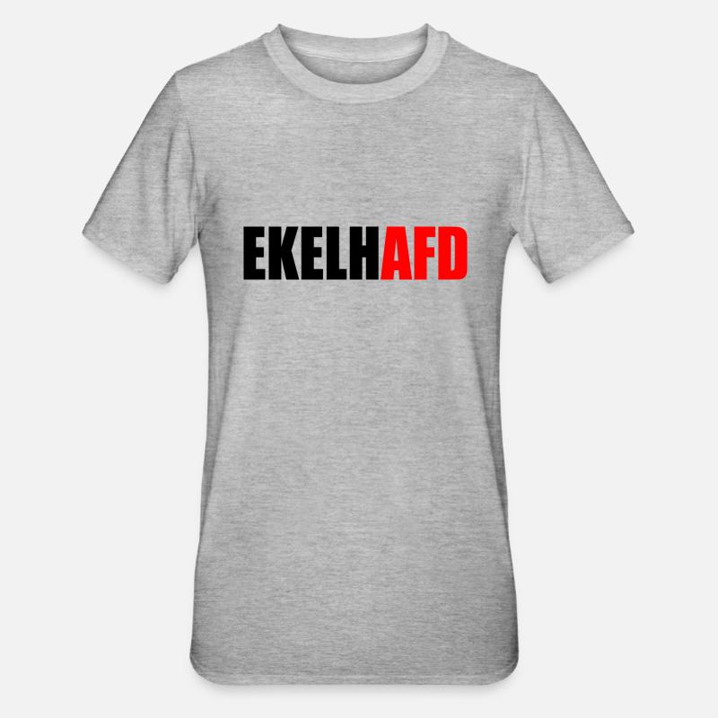 ekelhafd - Unisex Polycotton T-Shirt - Grau meliert
