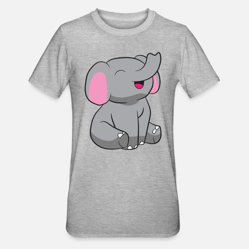 Eléphant - Bébé éléphant - T-shirt polycoton Unisexe - undefined