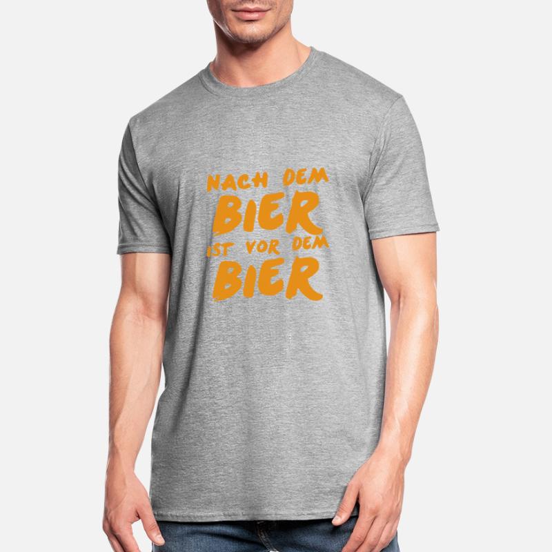 Nach dem Bier ist vor dem Bier Geschenkidee Unisex Polycotton T-Shirt