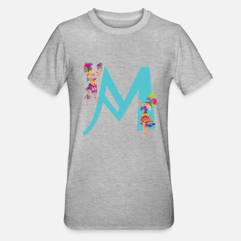 carnaval m - T-shirt polycoton Unisexe - gris chiné