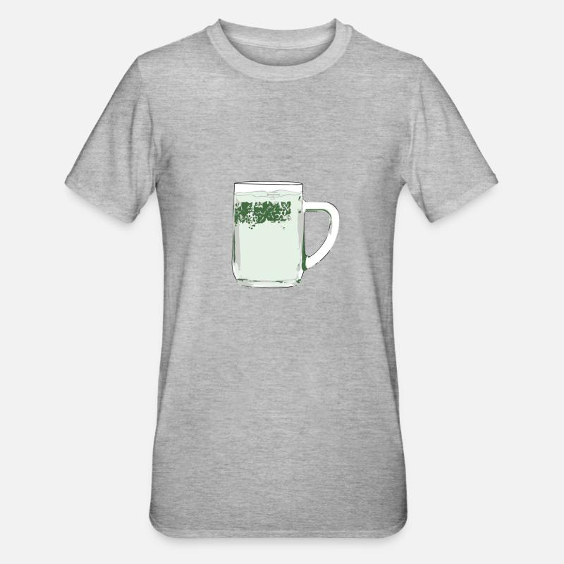 Spritzer - Unisex Polycotton T-Shirt - Grau meliert