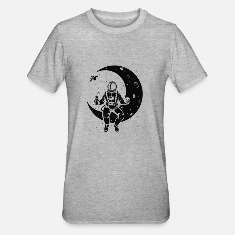 Faites une pause BK - T-shirt polycoton Unisexe - gris chiné