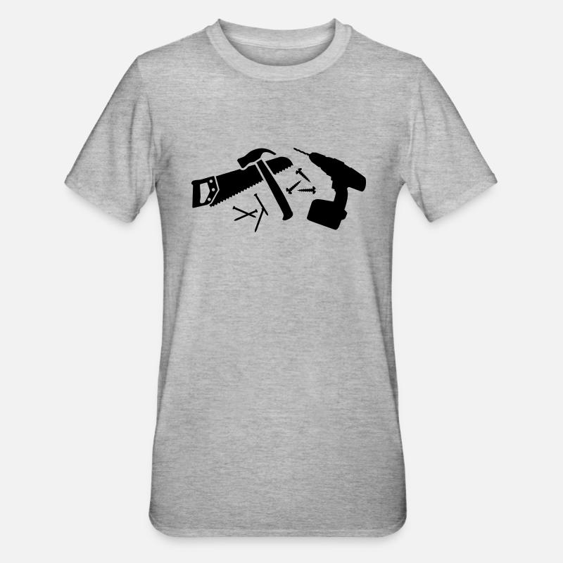 Tools - Unisex Polycotton T-Shirt - heather grey