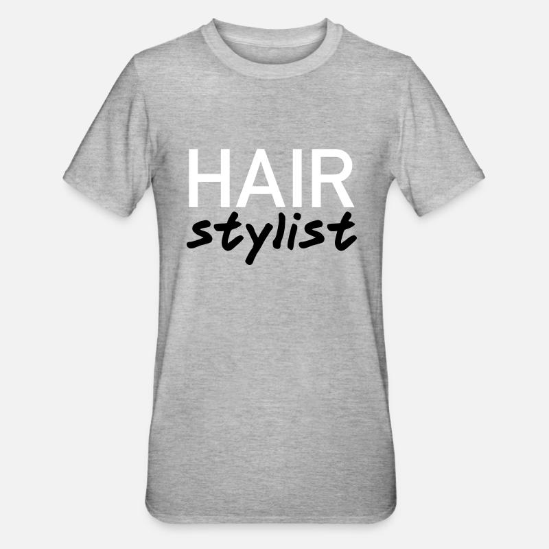 Coiffeur - T-shirt polycoton Unisexe - gris chiné