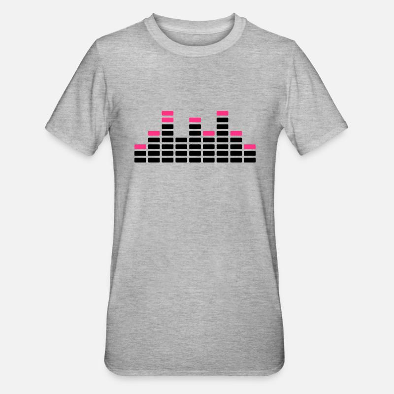 Equalizer - Unisex Polycotton T-Shirt - Grau meliert