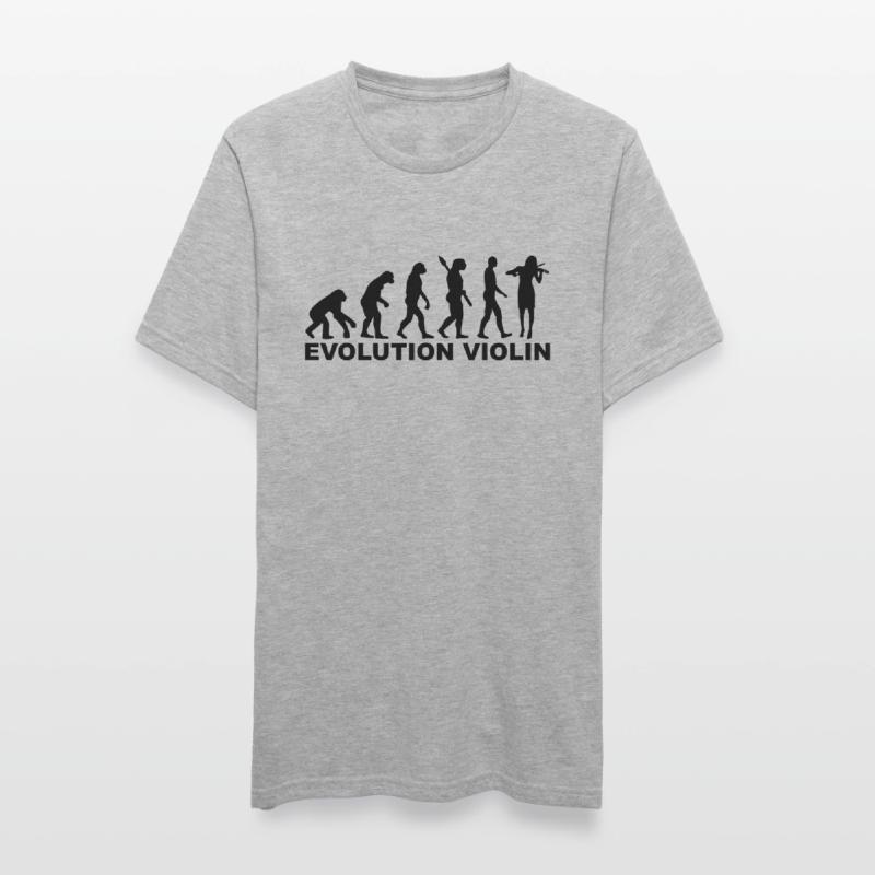 Evolution violin T-shirt polycoton Unisexe