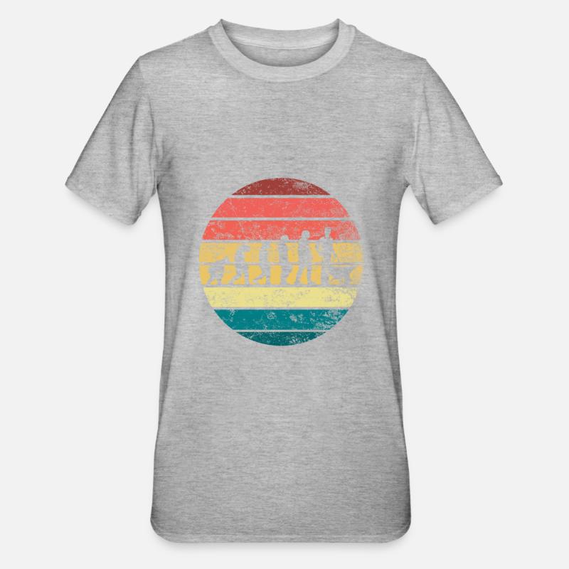 Évolution du client - T-shirt polycoton Unisexe - gris chiné