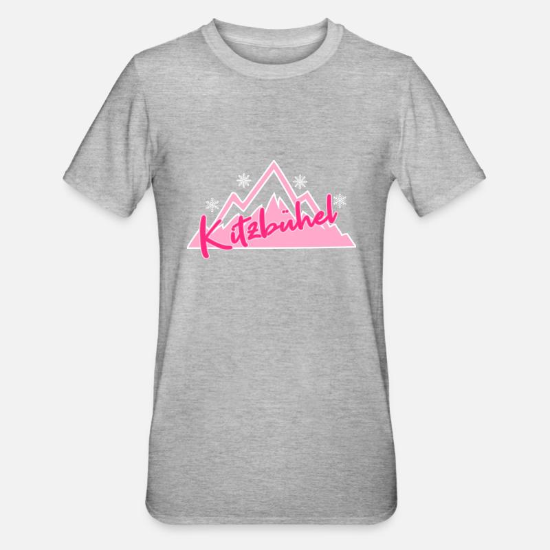 Kitzbühel - T-shirt polycoton Unisexe - gris chiné