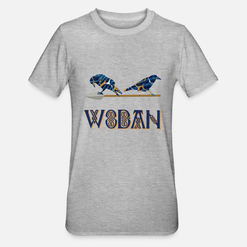 wodan e 16 - T-shirt polycoton Unisexe - gris chiné