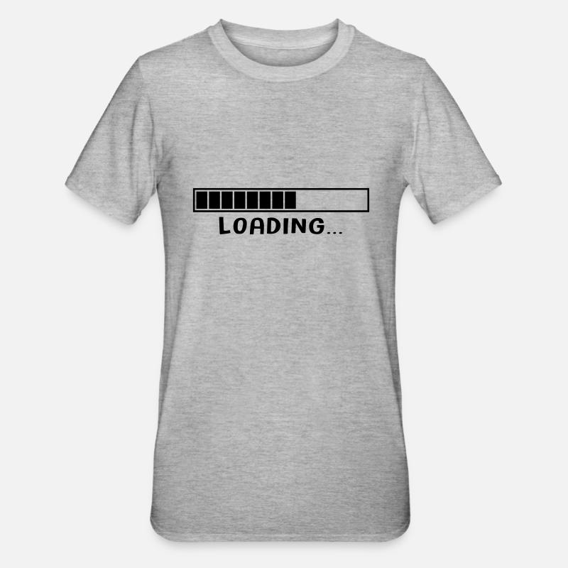 LOADING 4 - T-shirt polycoton Unisexe - gris chiné