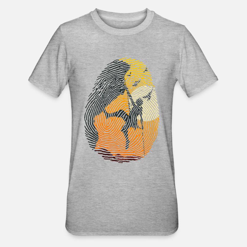 CLIMB escalade grimper roc escalader - T-shirt polycoton Unisexe - gris chiné