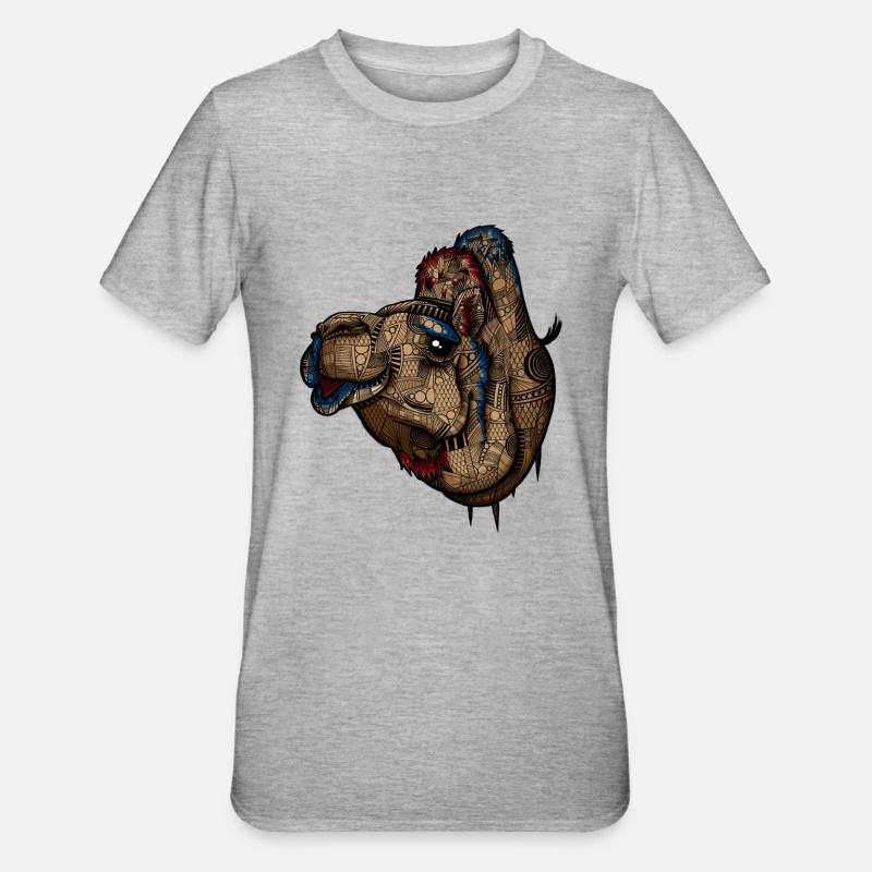 Kamel - T-shirt polycoton Unisexe - gris chiné