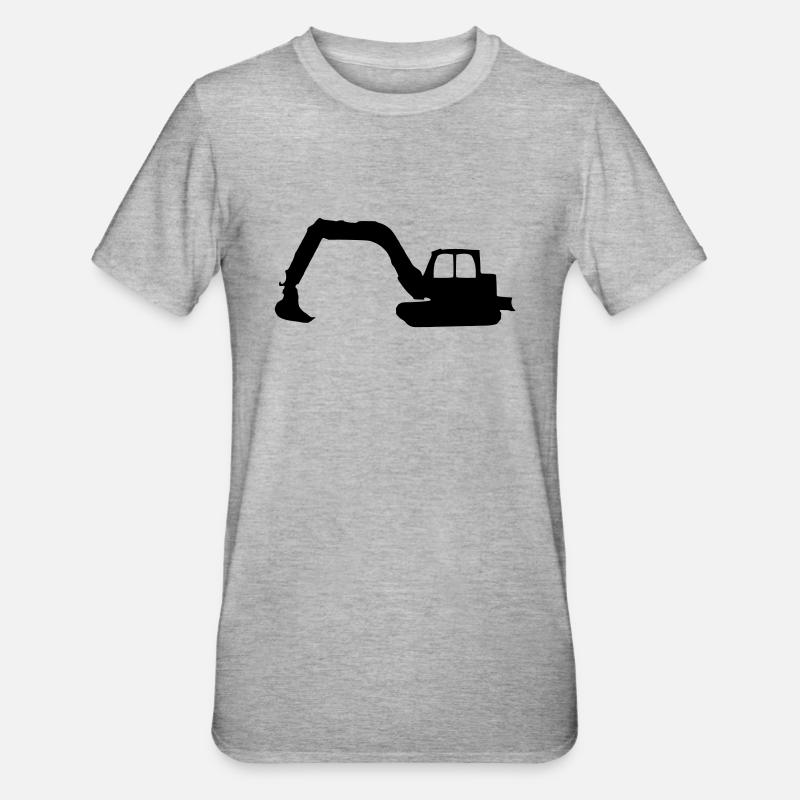Bagger - Unisex Polycotton T-Shirt - Grau meliert
