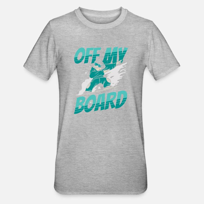 Hors de mon conseil d’administration - T-shirt polycoton Unisexe - gris chiné
