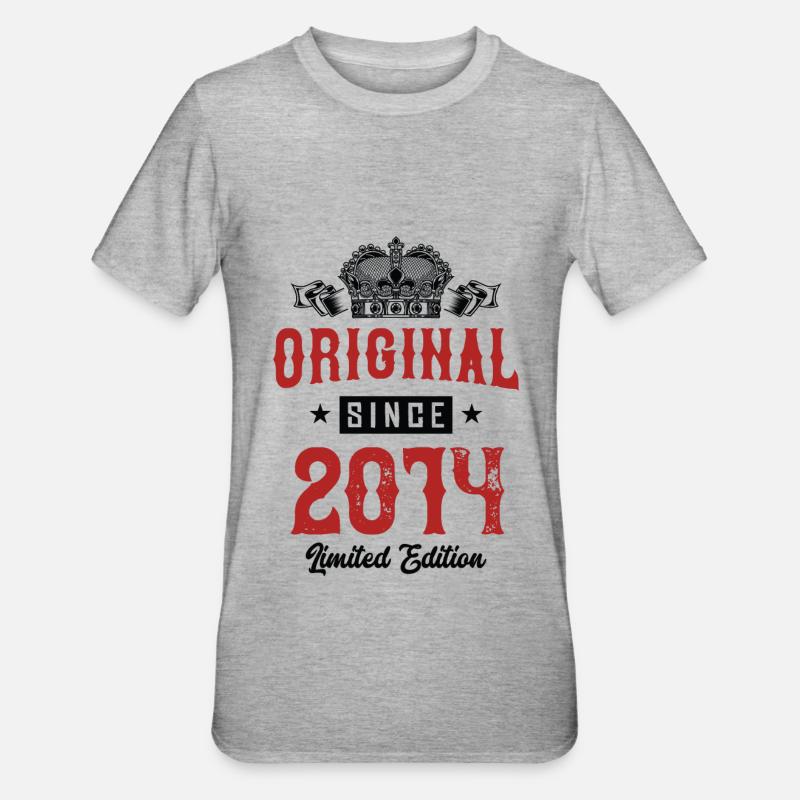 Édition limitée 2014 - T-shirt polycoton Unisexe - gris chiné