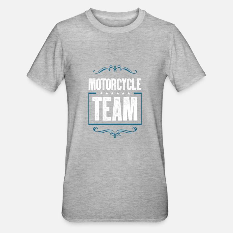 Équipe de motards - T-shirt polycoton Unisexe - gris chiné