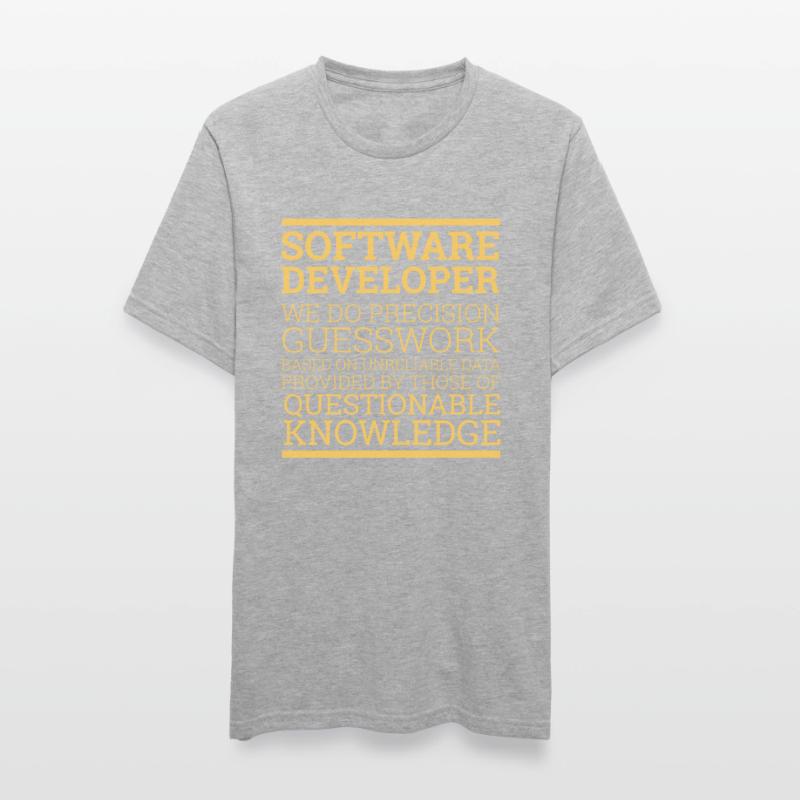 "Software Developer" | Programmer Unisex Polycotton T-Shirt