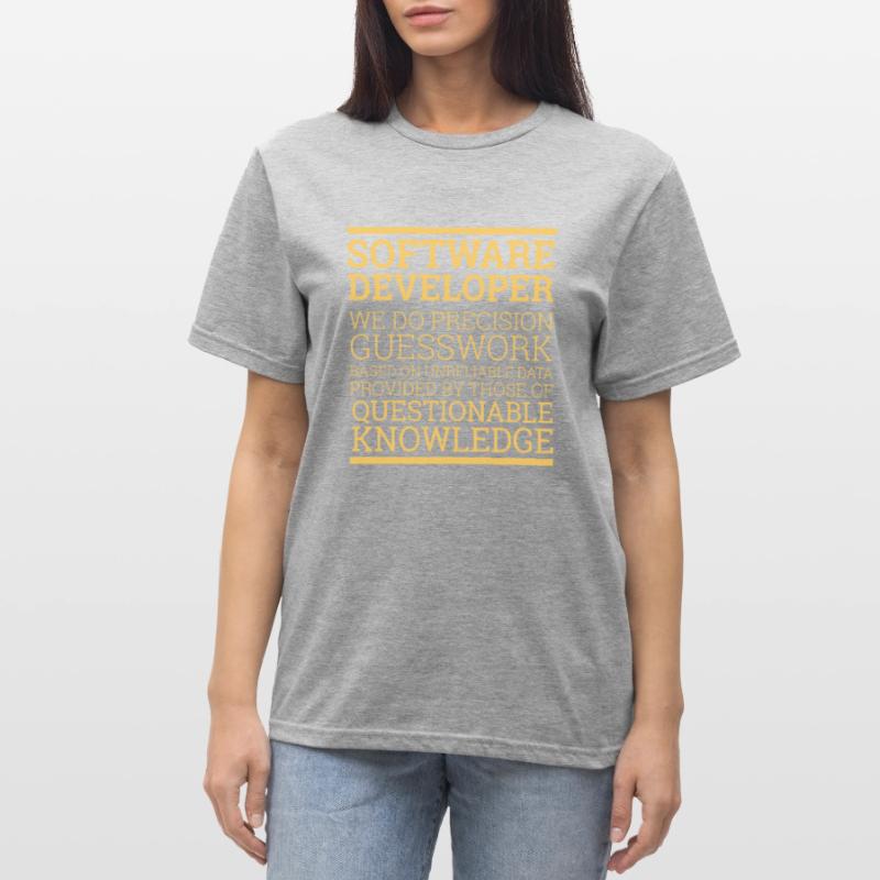 "Software Developer" | Programmierer Unisex Polycotton T-Shirt