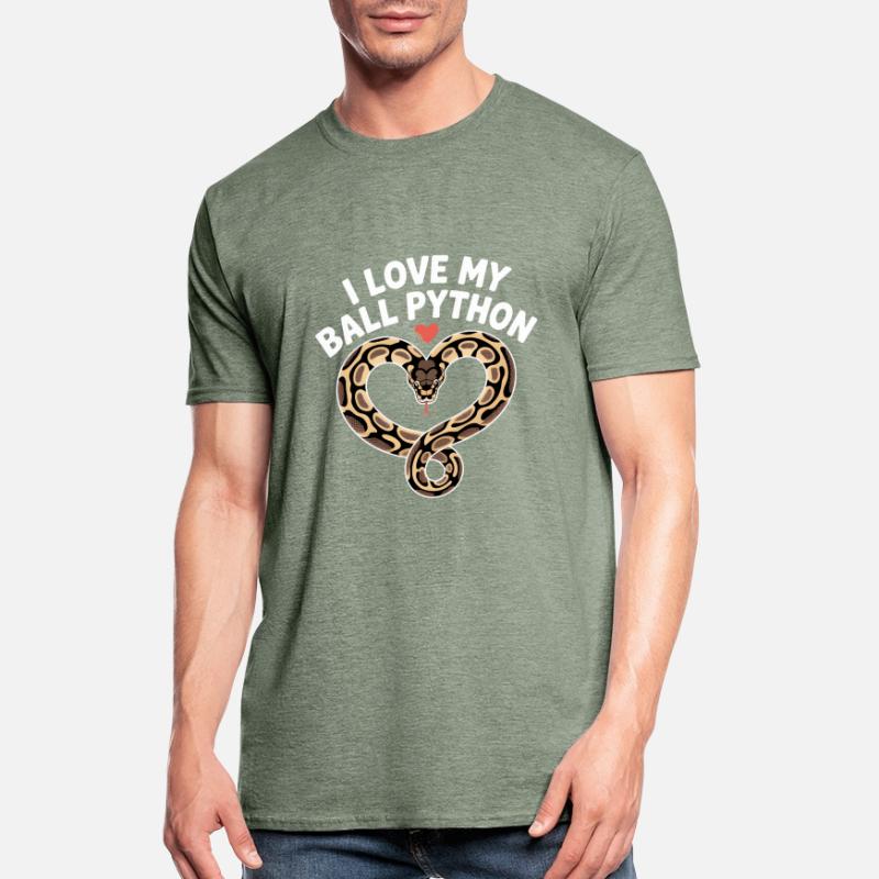 J’adore mon python royal ! Roi python T-shirt polycoton Unisexe