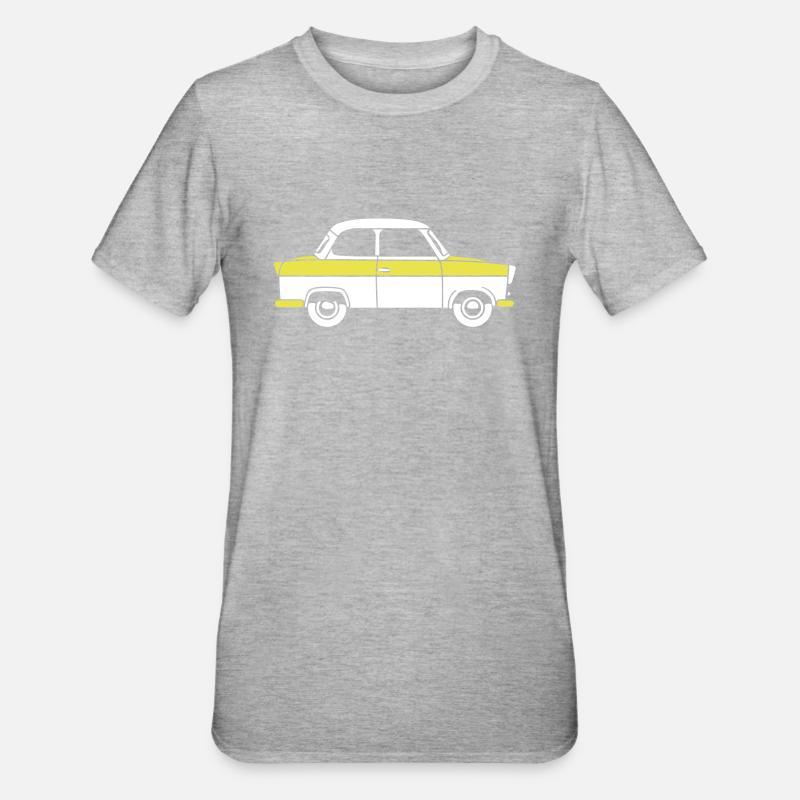  500 Coupé 2c - Unisex Polycotton T-Shirt - heather grey