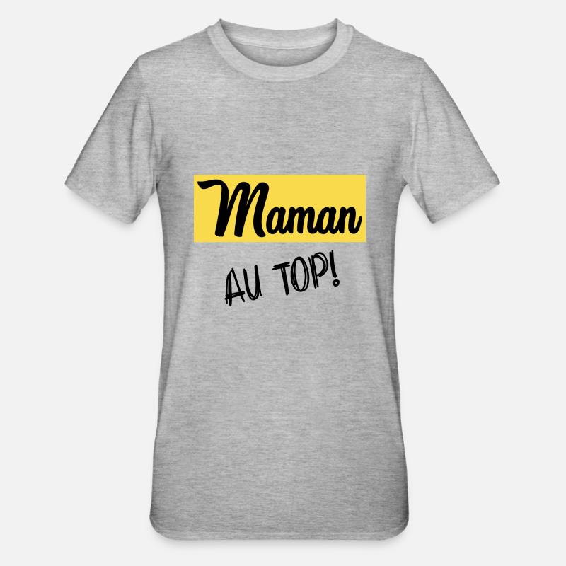 MUTTERTAG - Unisex Polycotton T-Shirt - Grau meliert