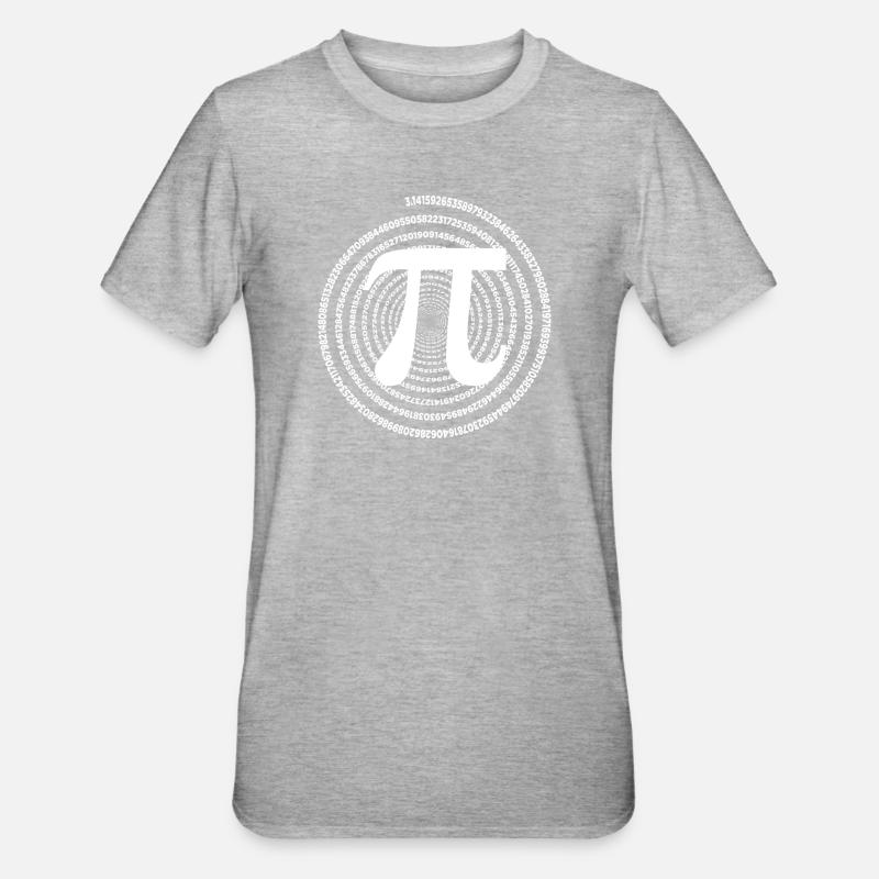 Pi 3.14 - Unisex Polycotton T-Shirt - heather grey