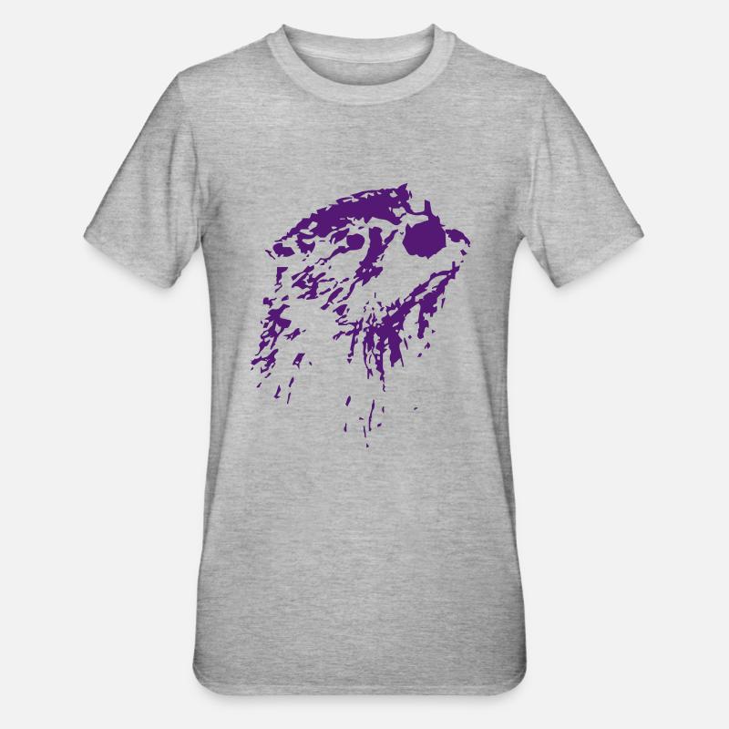 Tout simplement Otter - T-shirt polycoton Unisexe - gris chiné