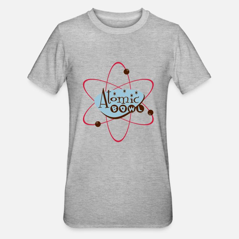Atomic Bowl - T-shirt polycoton Unisexe - gris chiné