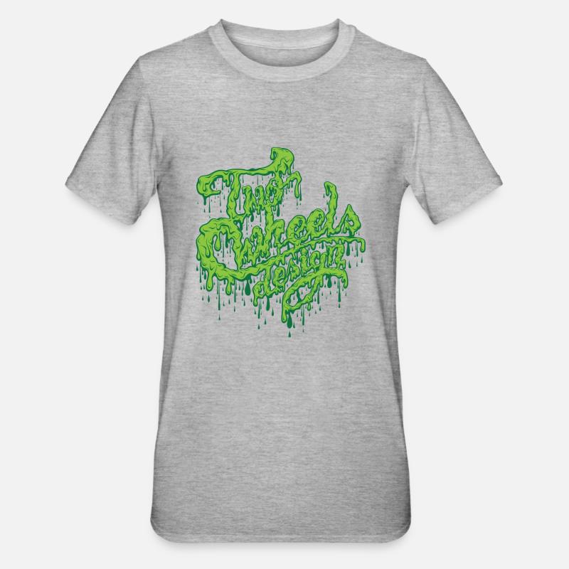 TWD Schlamm - Unisex Polycotton T-Shirt - Grau meliert