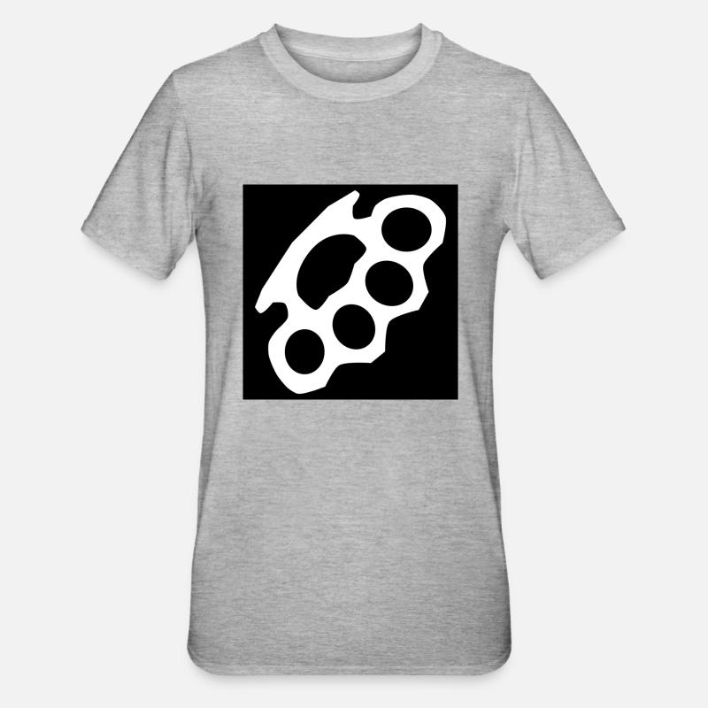 C’est un coup de poing - T-shirt polycoton Unisexe - gris chiné