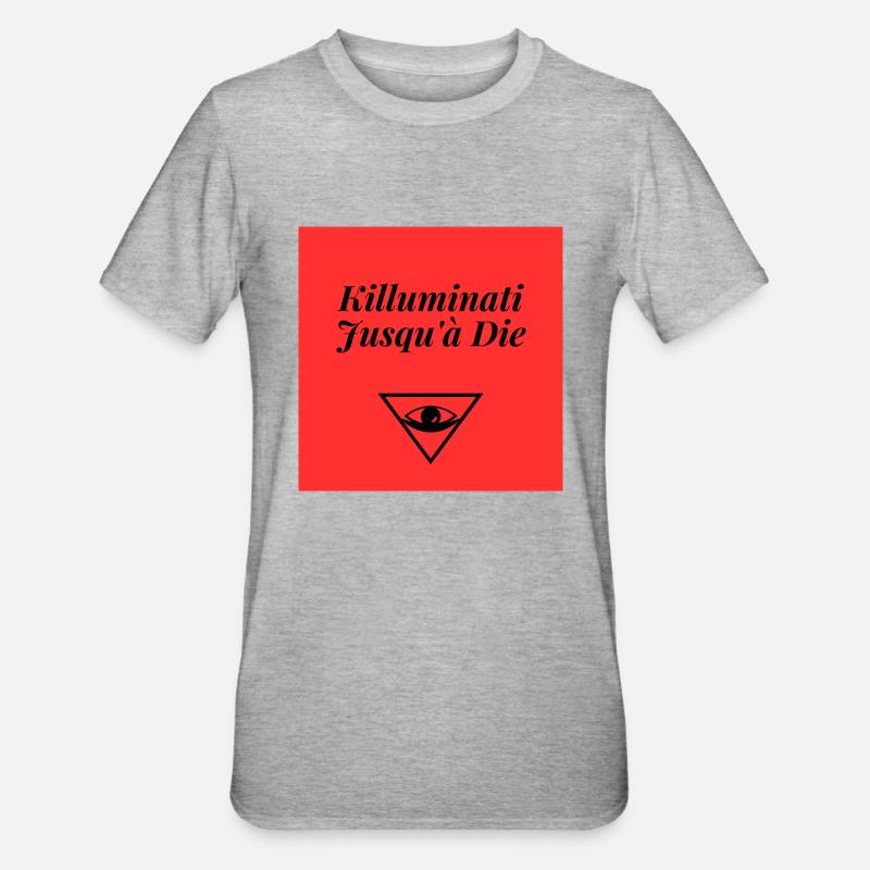 Killuminati - T-shirt polycoton Unisexe - gris chiné