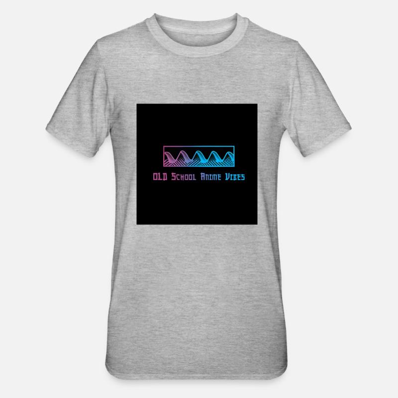 synthwave - T-shirt polycoton Unisexe - gris chiné