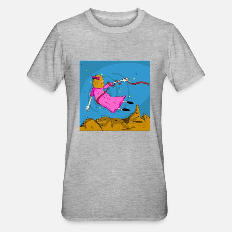 Dream - T-shirt polycoton Unisexe - gris chiné