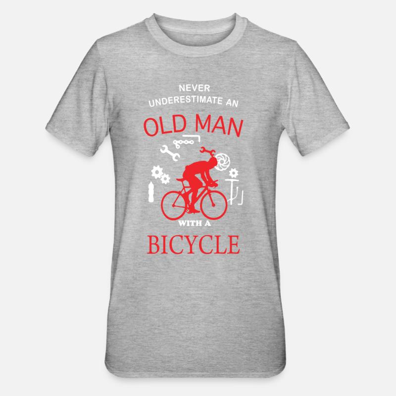 Bicycle Hell - T-shirt polycoton Unisexe - gris chiné