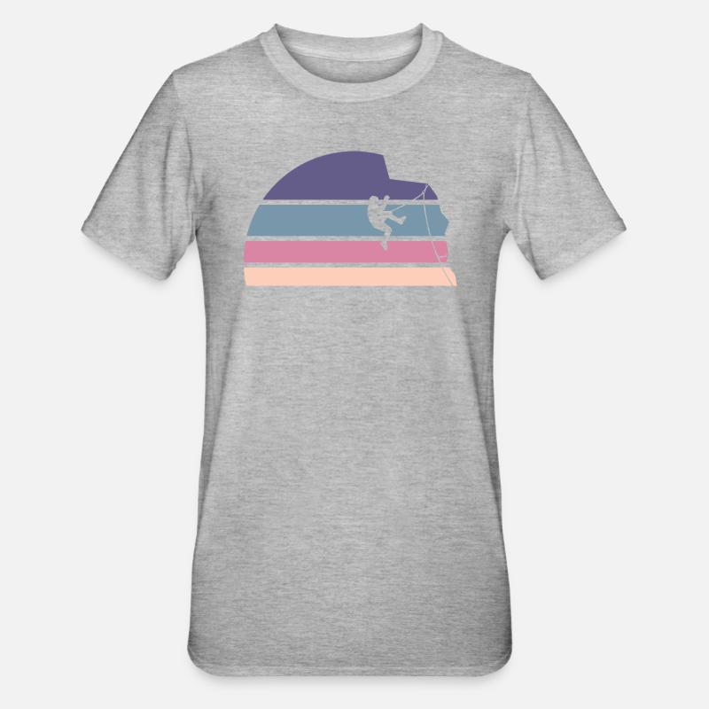 Tomber dans le néant - T-shirt polycoton Unisexe - gris chiné