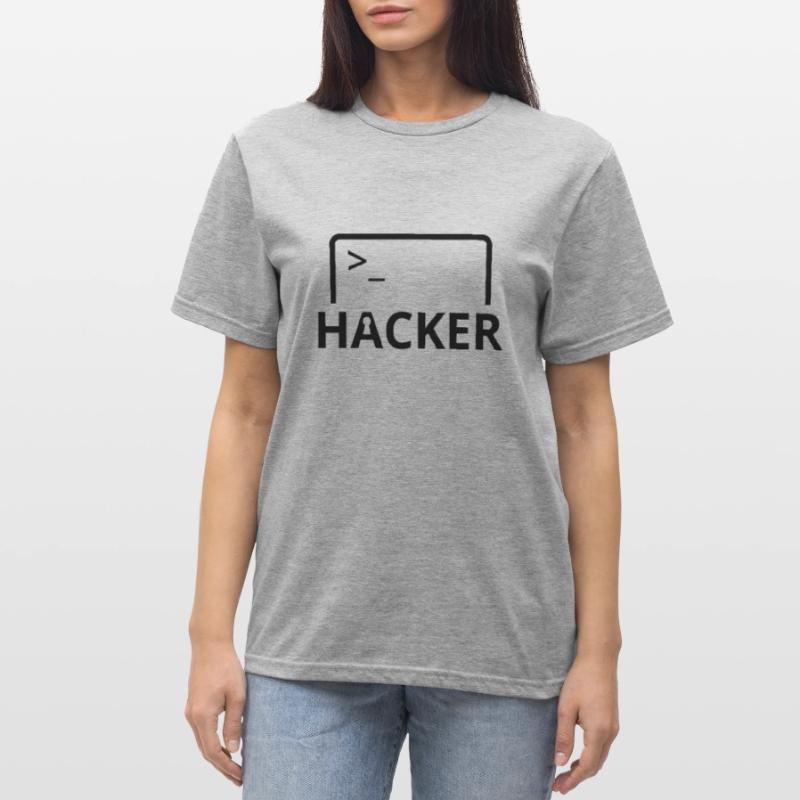 Hacker programmeur informatique T-shirt polycoton Unisexe