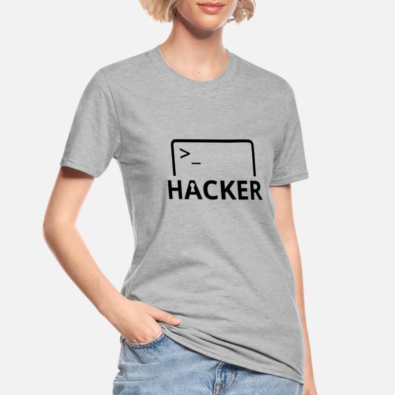 Hacker programmeur informatique T-shirt polycoton Unisexe