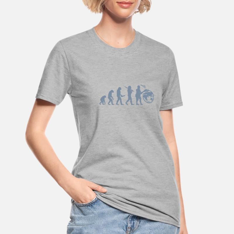 Evolution planete terre monde évolution T-shirt polycoton Unisexe