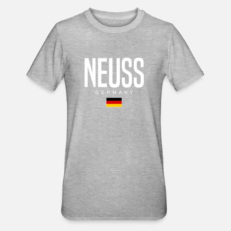 Neuss - T-shirt polycoton Unisexe - gris chiné